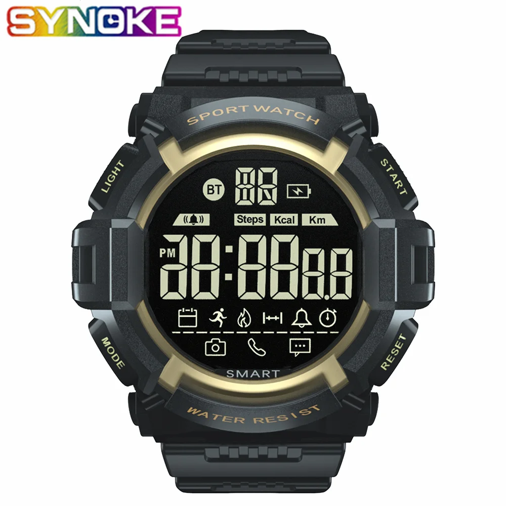 SYNOKE Men Smart Watch Waterproof Bluetooth Calorie Monitoring Call Reminder Stop Watch Women Smart Watch For IOS Android Phone
SYNOKE Men Smart Watch Waterproof Bluetooth Calorie Monitoring Call Reminder Stop Watch Women Smart Watch For IOS Android Phone