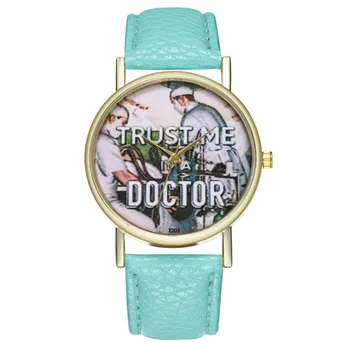 FUNIQUE Doctor Dial Leather Couple Quartz Wrist Watch For Women Relojes Para Mujer Dropshipping 
FUNIQUE Doctor Dial Leather Couple Quartz Wrist Watch For Women Relojes Para Mujer Dropshipping