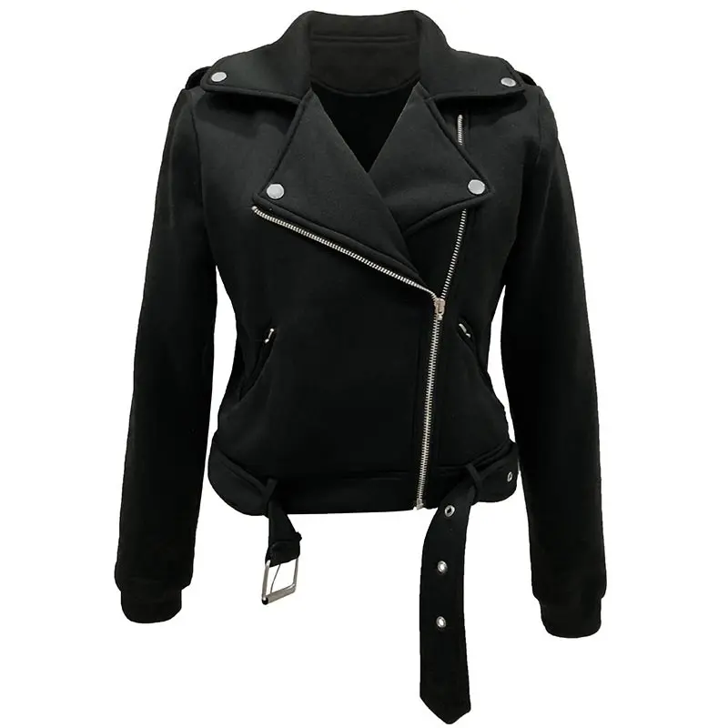 Autumn 2019 Gothic Warm High Street Casual Women Jackets Casual White Slim Plain Zipper Plus Size Overcoats Female Cool Overcoat
Autumn 2019 Gothic Warm High Street Casual Women Jackets Casual White Slim Plain Zipper Plus Size Overcoats Female Cool Overcoat