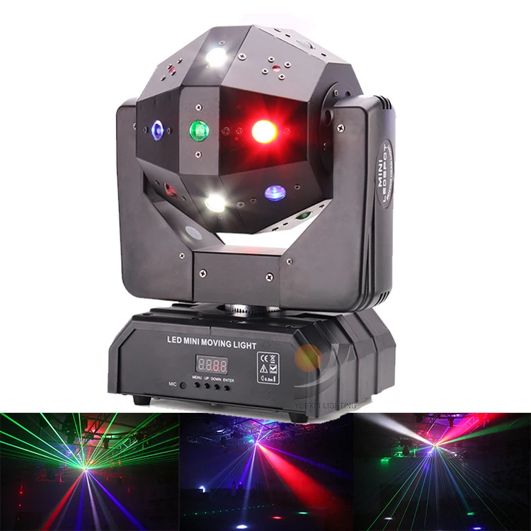 16 Pieces 3in1 LED Moving Head with RG Laser strobe beam Football Light DMX512 Laser Light DJ Light
16 Pieces 3in1 LED Moving Head with RG Laser strobe beam Football Light DMX512 Laser Light DJ Light