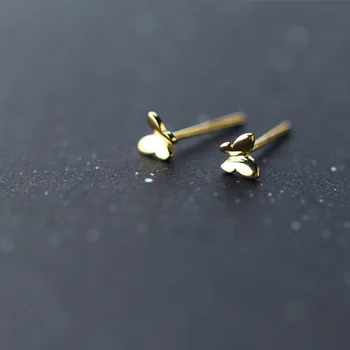 MIESTILO 100% 925 Sterling Silver Tiny Butterfly Gold Color Stud Earrings Romantic Sterling-Silver-Jewelry Woodland Mini Post
MIESTILO 100% 925 Sterling Silver Tiny Butterfly Gold Color Stud Earrings Romantic Sterling-Silver-Jewelry Woodland Mini Post