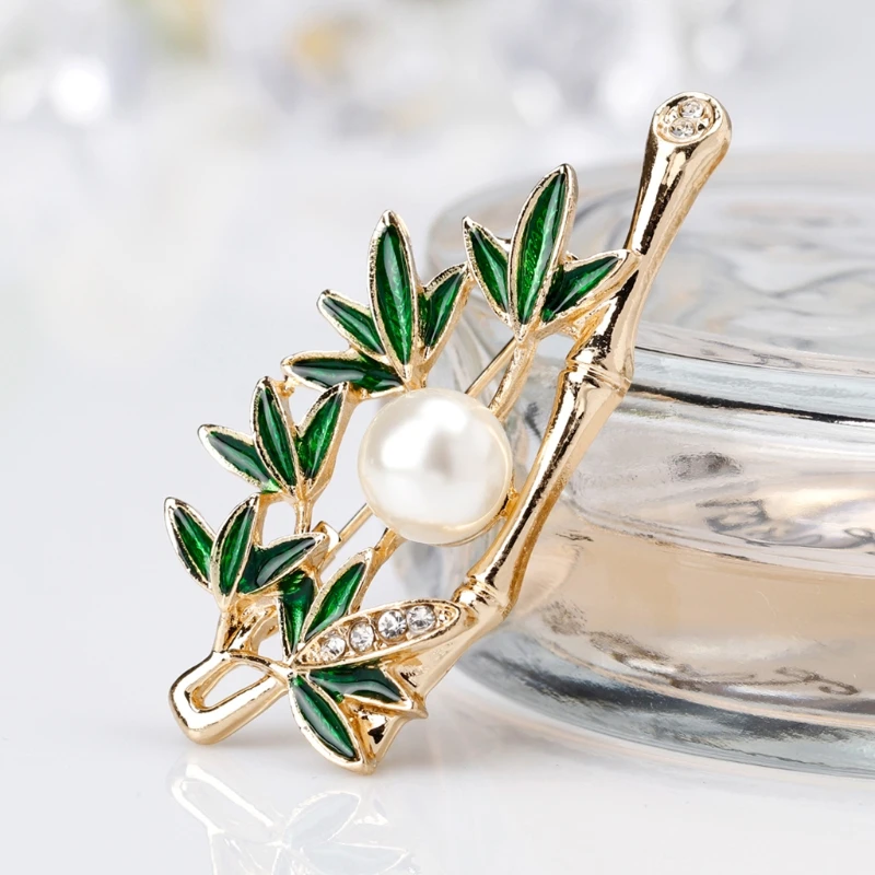 Durable Bamboo Brooch Plants Pins Women Jewelry Unique Exquisite Enamel Rhinestone Jewelry Accessories
Durable Bamboo Brooch Plants Pins Women Jewelry Unique Exquisite Enamel Rhinestone Jewelry Accessories