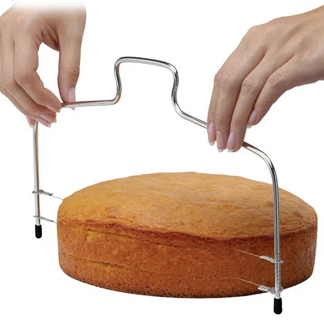 1PC Stainless Steel Adjustable Wire Cake Slicer Bread Pizza Leveler Slices Cake Cutter Tool Kitchen Gadgets Baking Tools ELB 123
1PC Stainless Steel Adjustable Wire Cake Slicer Bread Pizza Leveler Slices Cake Cutter Tool Kitchen Gadgets Baking Tools ELB 123