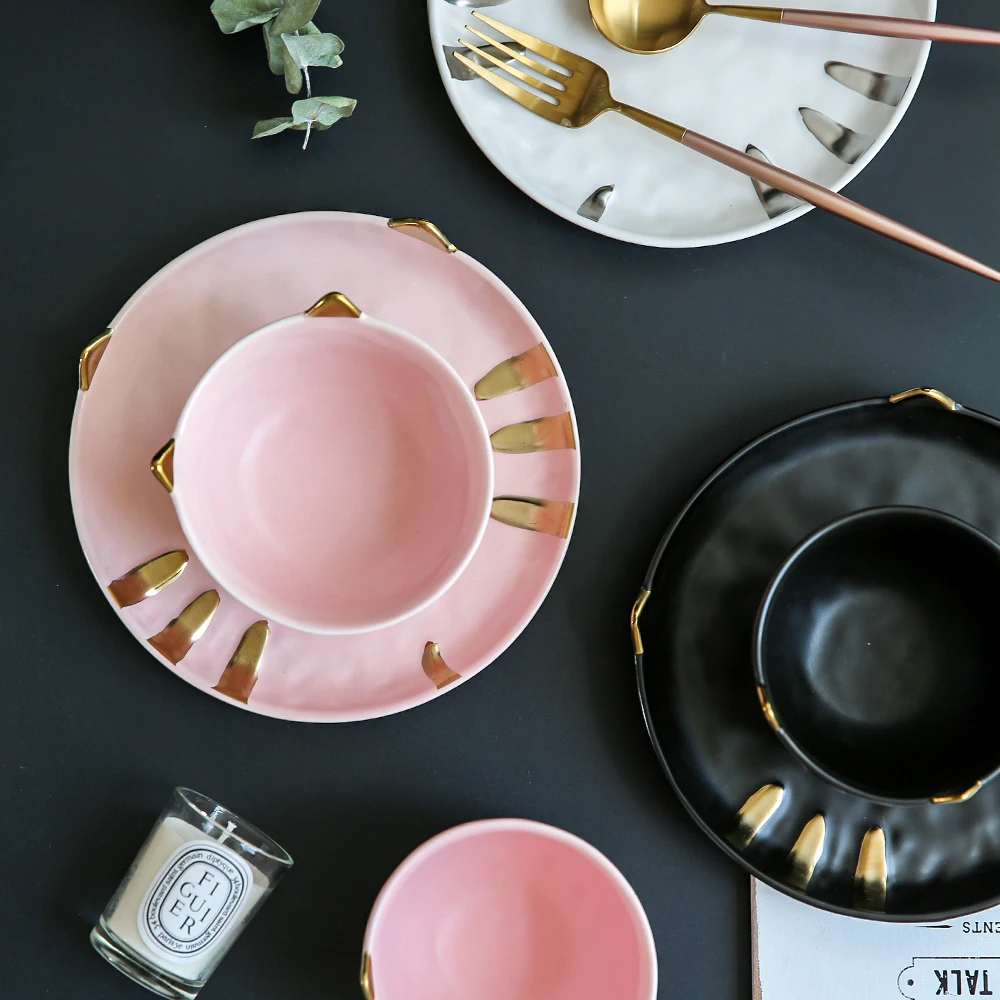 Cartoon Cat Style Mug Food Plates Dinnerware Sets White/pink/black Set Of Mug Bowl Plate
Cartoon Cat Style Mug Food Plates Dinnerware Sets White/pink/black Set Of Mug Bowl Plate
