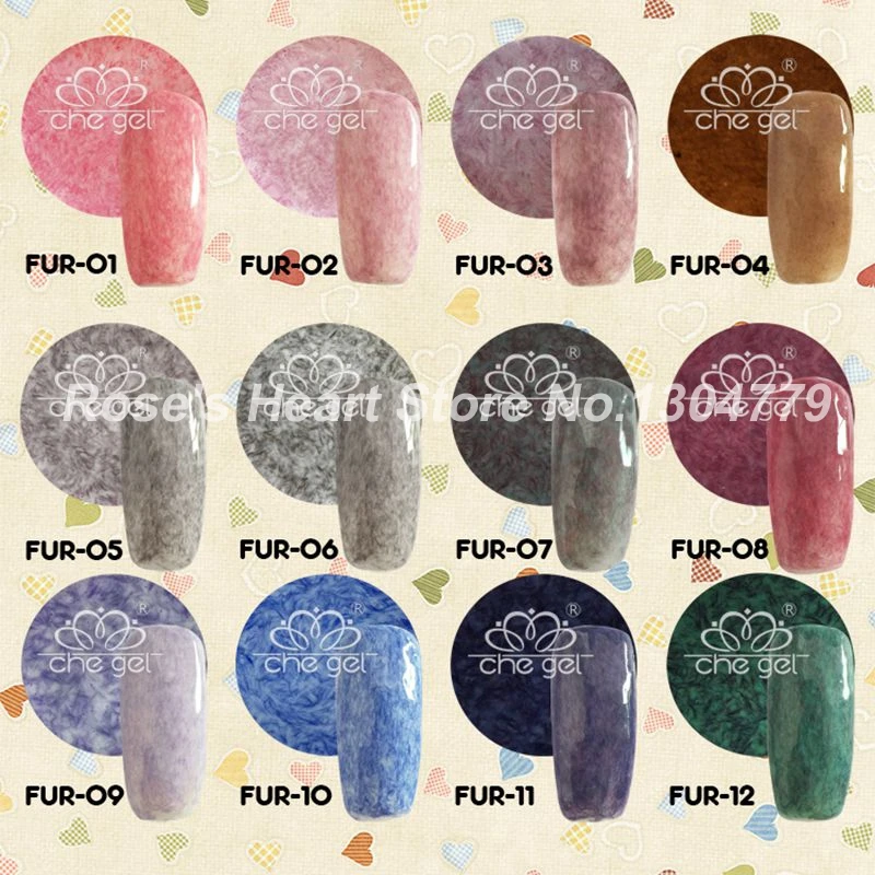 CHE leopard fur styles soak off led nail art uv builder gel color set beauty nail design tools 12 colors available
CHE leopard fur styles soak off led nail art uv builder gel color set beauty nail design tools 12 colors available