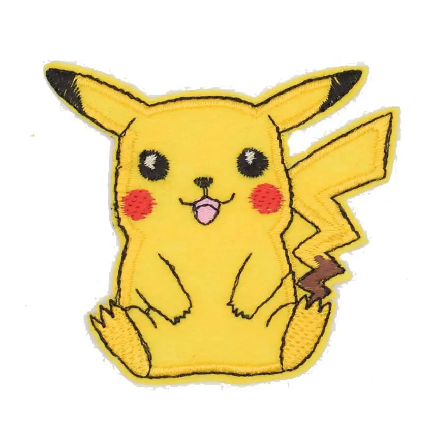 2Pcs Pikachu Pokeball Team logo Iron On Patch HOT Pocket Comics Embroidered Emblem badge applique Costume Cosplay clothing
2Pcs Pikachu Pokeball Team logo Iron On Patch HOT Pocket Comics Embroidered Emblem badge applique Costume Cosplay clothing