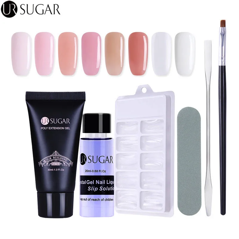 UR SUGAR Poly Nail Gel Polish Set Quick Building Extension Gel Clear Pink Nail Tip Form Acrylic Gel UV LED Gel
UR SUGAR Poly Nail Gel Polish Set Quick Building Extension Gel Clear Pink Nail Tip Form Acrylic Gel UV LED Gel