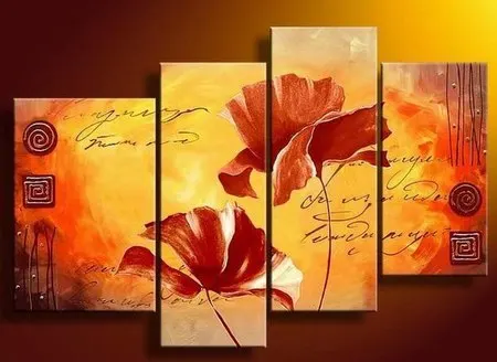 hand-painted wall art red flower home decoration Landscape oil painting on canvas 4pcs/set KE-01
hand-painted wall art red flower home decoration Landscape oil painting on canvas 4pcs/set KE-01