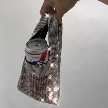 Bling Bling Crystal Women Fashion Handbags THANK YOU Letters Mini Size Totes Ladies Stylish Rhinestone Bucket Bags
Bling Bling Crystal Women Fashion Handbags THANK YOU Letters Mini Size Totes Ladies Stylish Rhinestone Bucket Bags