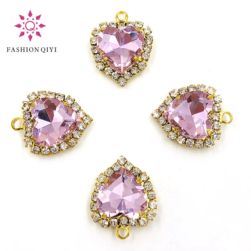 Free shipping 12mm Pink heart shape gold base single loop Crystal button flatback Glass sew on rhinestones diy wedding dress
Free shipping 12mm Pink heart shape gold base single loop Crystal button flatback Glass sew on rhinestones diy wedding dress