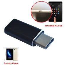 USB 3.1 Type C Male to Micro USB Female Adapter for Nokia N1 Letv ONE Plus TWO Smartphone and Other Type-c Supported Devices