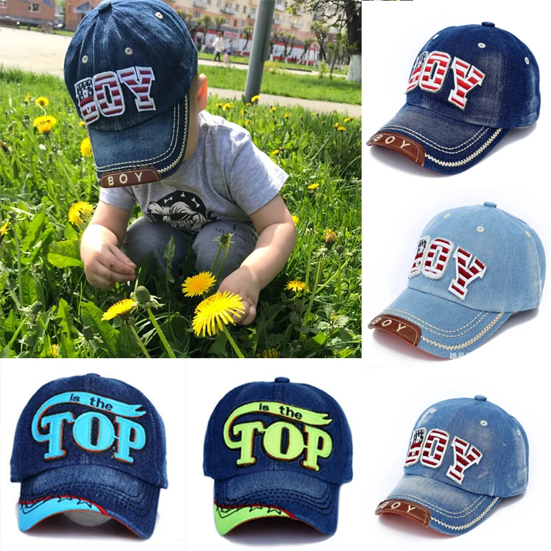Принт с буквами для детей бейсбольная кепка Детская в стиле хип хоп летняя
