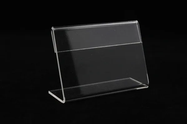 Transparent 6x4cm L Shape PMMA Acrylic Plastic Table Sign Price Tag Label Display Paper Promotion Card Holder Stand 20pcs
Transparent 6x4cm L Shape PMMA Acrylic Plastic Table Sign Price Tag Label Display Paper Promotion Card Holder Stand 20pcs