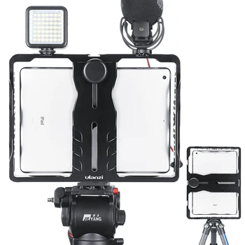 Ulanzi U-Pad Metal Vertical Shooting Pad Fimmaking Rig for iPad Pro Air Mini with Cold Shoe Mount for LED Light Microphone
Ulanzi U-Pad Metal Vertical Shooting Pad Fimmaking Rig for iPad Pro Air Mini with Cold Shoe Mount for LED Light Microphone