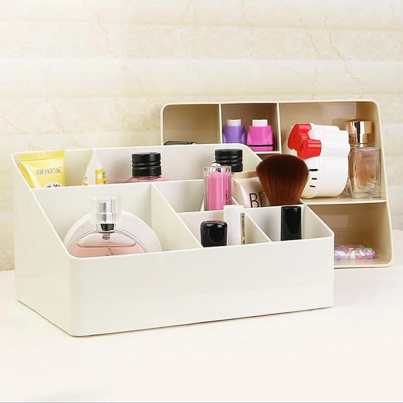 1 Pcs Simple Makeup Organizer 6 Grid Plastic Storage Box Home Gadget Cosmetics Desktop Finishing Organizador 2019 HOT SALE
1 Pcs Simple Makeup Organizer 6 Grid Plastic Storage Box Home Gadget Cosmetics Desktop Finishing Organizador 2019 HOT SALE