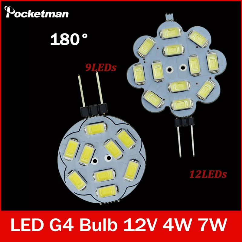 G4 4W 7W LED Bulbs Equal 20/30W Incandescent Candle Lights DC12V Car Marine Camper RV 15leds 5730 SMD Led Light LED Lighting
G4 4W 7W LED Bulbs Equal 20/30W Incandescent Candle Lights DC12V Car Marine Camper RV 15leds 5730 SMD Led Light LED Lighting