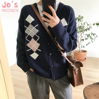 Harajuku Women's Cardigan Knitting Sweater V-Neck Casual Cardigan Long Sleeve Winter Warm Design Vintage Women Sweaters
Harajuku Women's Cardigan Knitting Sweater V-Neck Casual Cardigan Long Sleeve Winter Warm Design Vintage Women Sweaters