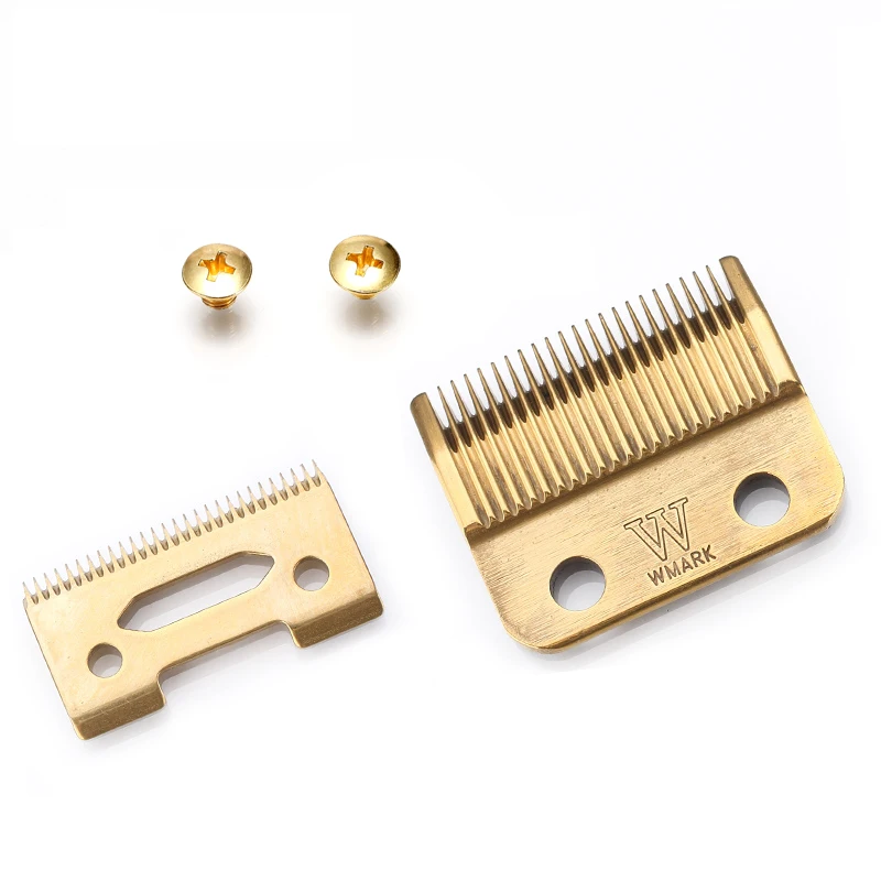 KIKI NEWGAIN WMARK blade Professional Hair Clipper blade High carton steel clipper accessories golden for choice golden screws
KIKI NEWGAIN WMARK blade Professional Hair Clipper blade High carton steel clipper accessories golden for choice golden screws
