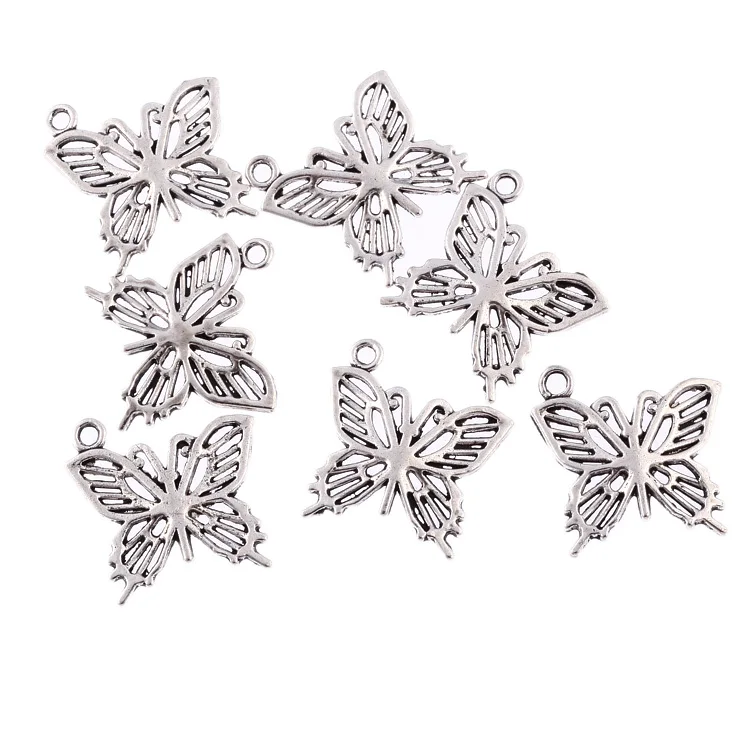 New Fashion Plated Antique Silver butterfly Charms Pendants For Necklace DIY Jewelry making 17x20mm 30pcs
New Fashion Plated Antique Silver butterfly Charms Pendants For Necklace DIY Jewelry making 17x20mm 30pcs