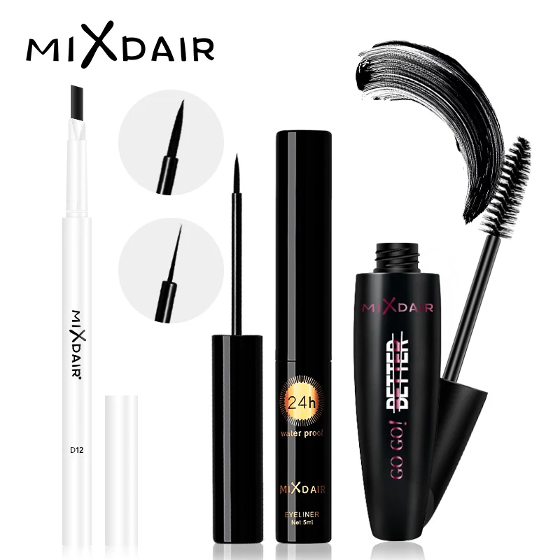 MIXDAIR Eye Makeup Set Eyebrow Pencil 3D Fiber Mascara Eyeflash Waterproof Liquid Eyeliner Pencil Beauty Makeup Comestic
MIXDAIR Eye Makeup Set Eyebrow Pencil 3D Fiber Mascara Eyeflash Waterproof Liquid Eyeliner Pencil Beauty Makeup Comestic