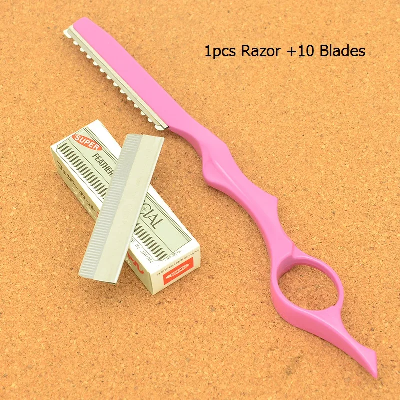 Stainless Steel Barber Hair Razors 10pcs Blades Hairdressing Thinning Knife Trimmer Tools Scraping Eyebrow Knife
Stainless Steel Barber Hair Razors 10pcs Blades Hairdressing Thinning Knife Trimmer Tools Scraping Eyebrow Knife