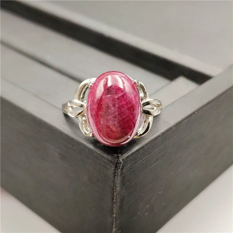Genuine Natural Ruby Zoisite Gemstone Adjustable Size Ring 14x10mm 925 Sterling Silver Woman Man Love Fine Jewelry Wedding Ring
Genuine Natural Ruby Zoisite Gemstone Adjustable Size Ring 14x10mm 925 Sterling Silver Woman Man Love Fine Jewelry Wedding Ring