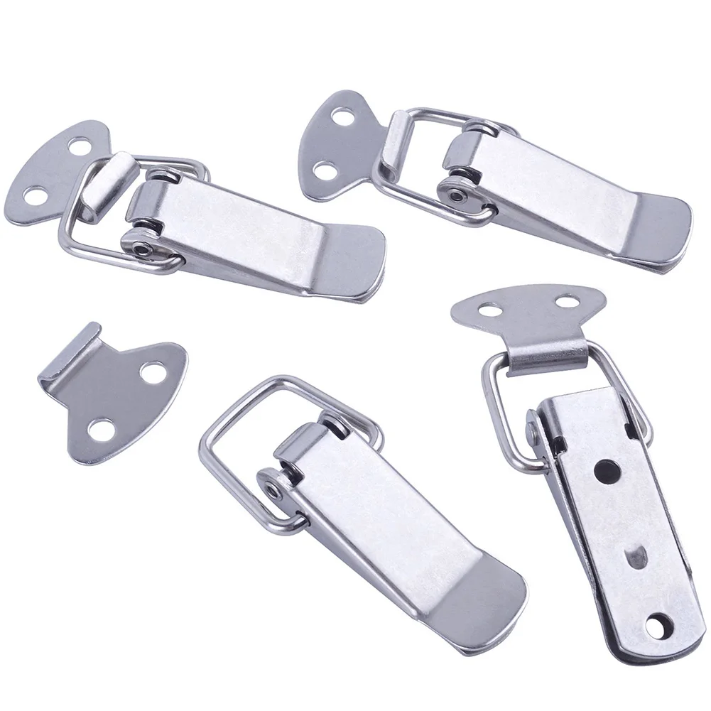 4pcs/pack Cabinet Clasp Hardware Catch Toggle Latch Locking Buckle Toolbox Spring Loaded For Closet Stainless Steel Clamp Door
4pcs/pack Cabinet Clasp Hardware Catch Toggle Latch Locking Buckle Toolbox Spring Loaded For Closet Stainless Steel Clamp Door