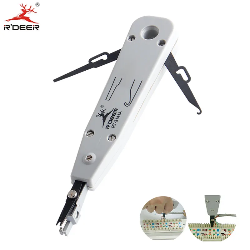 RDEER Punch Down Impact Tool With Sensor For Telecom Phone Wire Cable Network Impact Tool
RDEER Punch Down Impact Tool With Sensor For Telecom Phone Wire Cable Network Impact Tool
