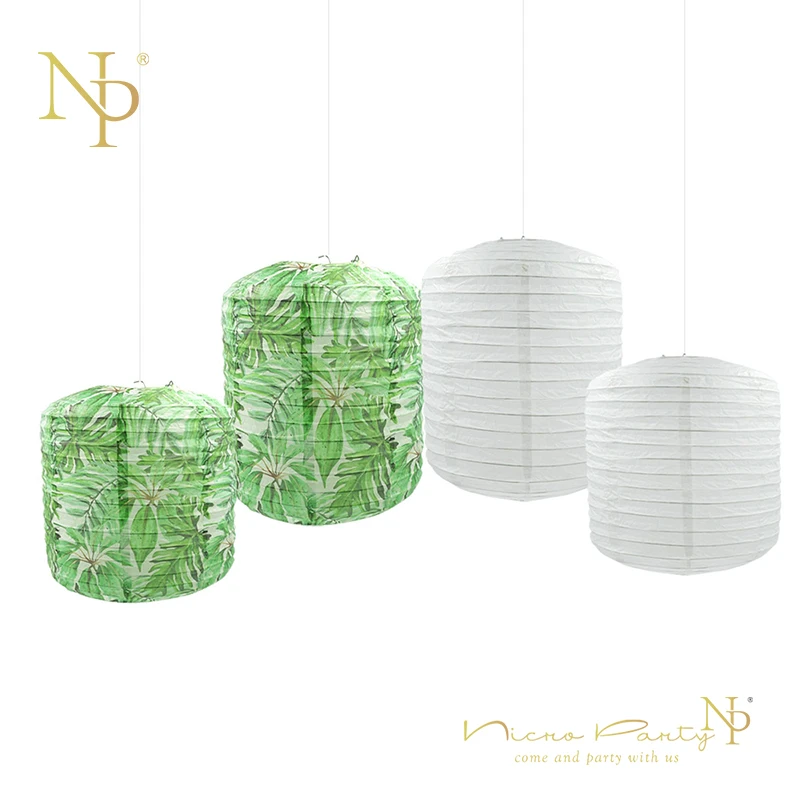 Nicro 4pcs/set Green/White Tropical Flower Hanging Wall Paper Lantern for Birthday Party Laua Party Wedding Party Decoration
Nicro 4pcs/set Green/White Tropical Flower Hanging Wall Paper Lantern for Birthday Party Laua Party Wedding Party Decoration