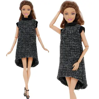 Fashion Modern Black Dress Wedding Party Gown Skirt With High Heels Clothes For Barbie Doll Accessories Baby Girl Kids DIY Toy
Fashion Modern Black Dress Wedding Party Gown Skirt With High Heels Clothes For Barbie Doll Accessories Baby Girl Kids DIY Toy