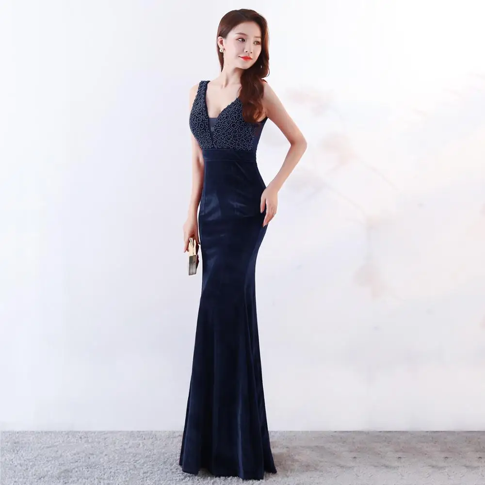 Beauty Emily 2019 Long Sexy V Neck Mermaid Evening Dresses Sleeveless Rhinestones Appliques Sequins Party Gowns Vestido de noche
Beauty Emily 2019 Long Sexy V Neck Mermaid Evening Dresses Sleeveless Rhinestones Appliques Sequins Party Gowns Vestido de noche