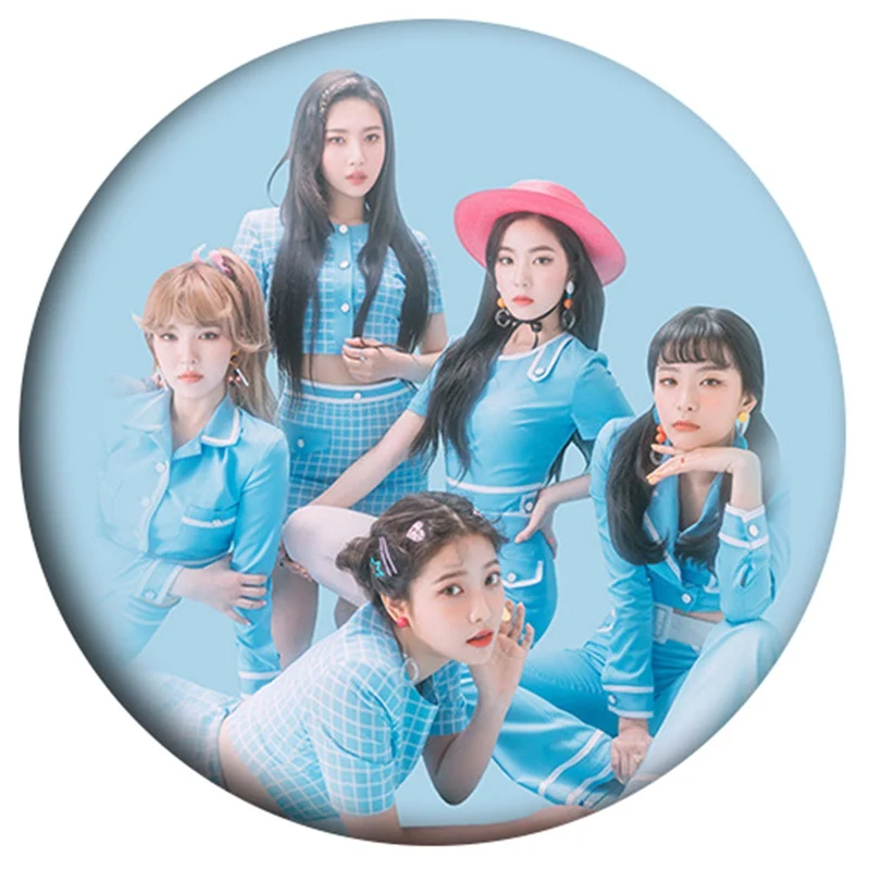 KPOP Red Velvet 2018 Mini Album The Red Summer Red Flavor 58mm Round Badge Pins And Brooches For Clothes Hat Backpack
KPOP Red Velvet 2018 Mini Album The Red Summer Red Flavor 58mm Round Badge Pins And Brooches For Clothes Hat Backpack