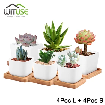 WITUSE 8Pcs/Lot Home Decoration Accessories Decorative Flower Pots For Juicy Plants Ceramic Flowerpots Small Bonsai Pot Ceramica
WITUSE 8Pcs/Lot Home Decoration Accessories Decorative Flower Pots For Juicy Plants Ceramic Flowerpots Small Bonsai Pot Ceramica