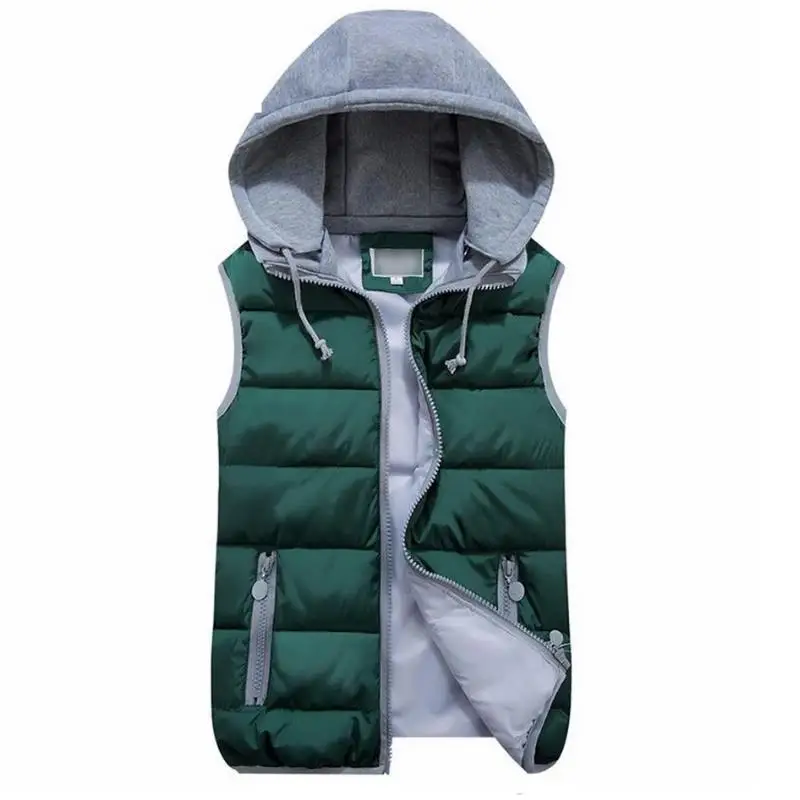 ENLU Women Cotton Wool Collar Hooded Down Vest Removable Hat Female Thicken Winter Warm Black Jacket Outerwear New plus size
ENLU Women Cotton Wool Collar Hooded Down Vest Removable Hat Female Thicken Winter Warm Black Jacket Outerwear New plus size