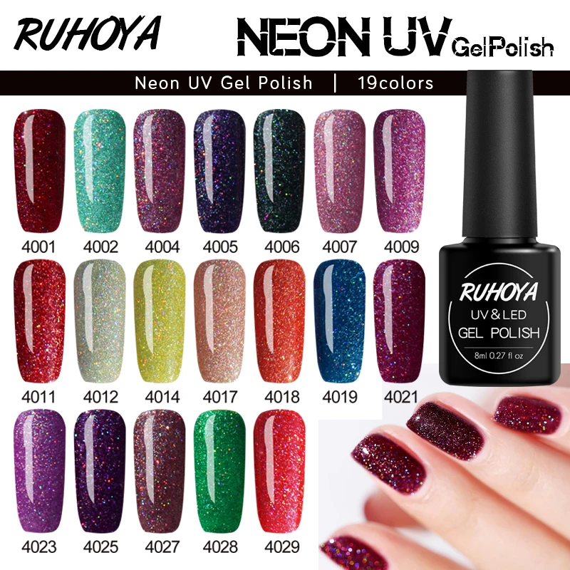 Ruhoya 1pc Neon UV Gel Soak-off UV LED Lacquer Varnishes Semi-permanent Nail Gel UV Gelpolish Decoration 8ml GelLak DIY Nail Art
Ruhoya 1pc Neon UV Gel Soak-off UV LED Lacquer Varnishes Semi-permanent Nail Gel UV Gelpolish Decoration 8ml GelLak DIY Nail Art