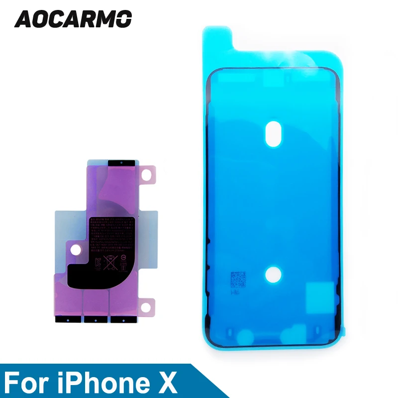 Aocarmo Front Frame LCD Screen Sticker Glue + Battery Adhesive Full Set For iPhone X 5.8" Replacement
Aocarmo Front Frame LCD Screen Sticker Glue + Battery Adhesive Full Set For iPhone X 5.8" Replacement