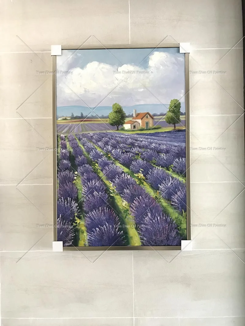 Garden Building Abstract Modern Wall Painting Lavender Road Palette Knife Oil Painting On Canvas Wall Decor Hotel Decoration
Garden Building Abstract Modern Wall Painting Lavender Road Palette Knife Oil Painting On Canvas Wall Decor Hotel Decoration