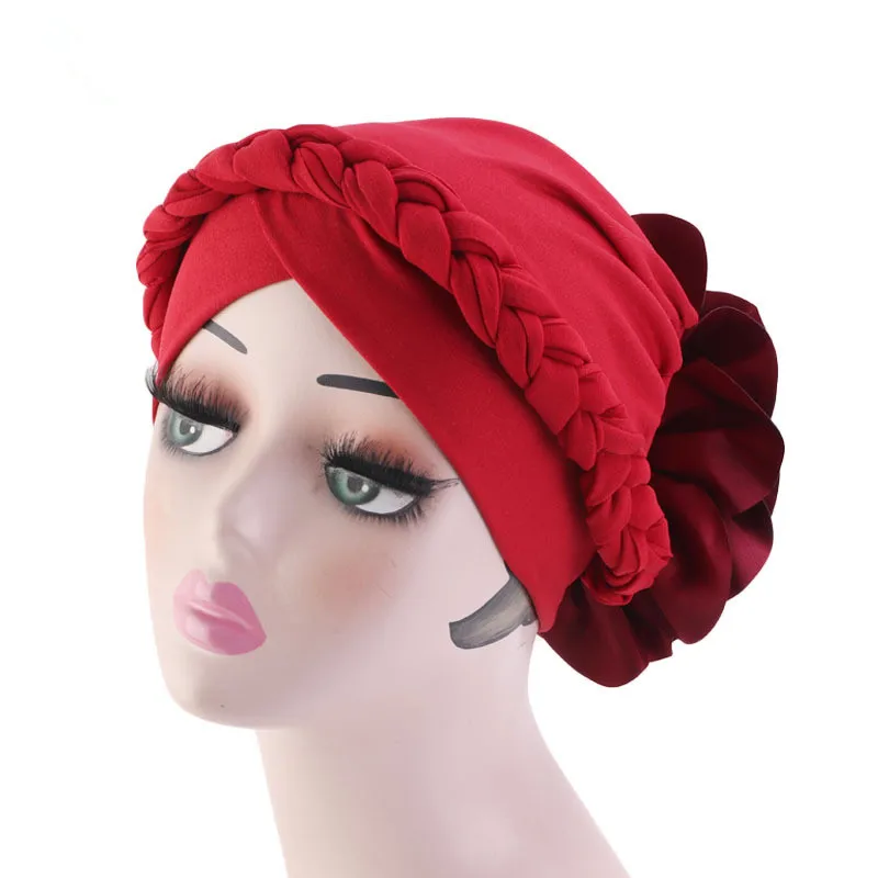 Helisopus Twist Braid Turban New Big Flower Headbands Solid Color Head Wrap for Women Fashion Hair Accessories
Helisopus Twist Braid Turban New Big Flower Headbands Solid Color Head Wrap for Women Fashion Hair Accessories