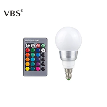 LED RGB Bulb E14 E27 LED Lamp Color Changing Spotlight Light With 24 Key Remote Controller For Home Decoration with Memory
LED RGB Bulb E14 E27 LED Lamp Color Changing Spotlight Light With 24 Key Remote Controller For Home Decoration with Memory