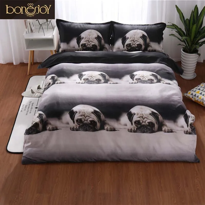 Bonenjoy Cartoon Dog Bedding Set Boy Girls Bed Cover With Pillowcase Pug Dog Bedding Set for Kids Single Duvet Cover Sets
Bonenjoy Cartoon Dog Bedding Set Boy Girls Bed Cover With Pillowcase Pug Dog Bedding Set for Kids Single Duvet Cover Sets