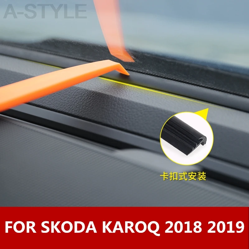 For SKODA KAROQ 2018 2019 Rubber Soundproof Dustproof Sealing Strip For Auto Car Dashboard Windshield Interior decoration
For SKODA KAROQ 2018 2019 Rubber Soundproof Dustproof Sealing Strip For Auto Car Dashboard Windshield Interior decoration