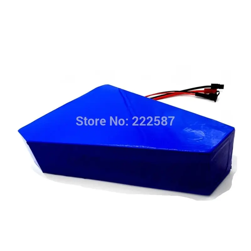 

Triangle 72V 20AH lithium Li-ion Battery With Bag Ebike Battery 72V 2000W 3000W Electric Bike Battery with 50A BMS 5A Charger