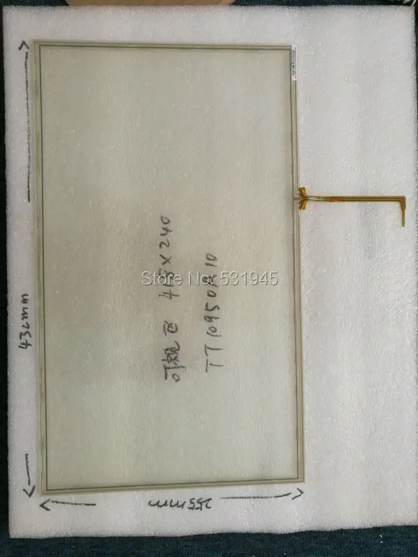 ZhiYuSun NEW 432mm*255mm Touch Screen 4 wire resistive USB touch panel 432*255 freeshipping TT10950A10
ZhiYuSun NEW 432mm*255mm Touch Screen 4 wire resistive USB touch panel 432*255 freeshipping TT10950A10