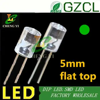 Ultra brightness 5mm GREEN dip led without fringe 3.0-3.5V FLAT TOP DIP LED free shipping
Ultra brightness 5mm GREEN dip led without fringe 3.0-3.5V FLAT TOP DIP LED free shipping