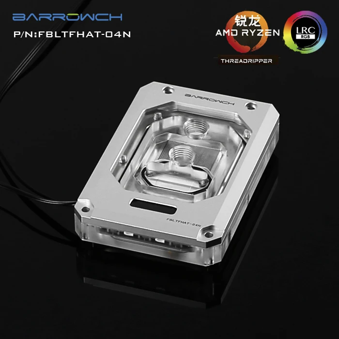 Barrowch OLED Temperature display watercooling FBLTFHAT-04N V2 CPU cooler for AMD Threadripper X399 TR4 ,SP3 processor block
Barrowch OLED Temperature display watercooling FBLTFHAT-04N V2 CPU cooler for AMD Threadripper X399 TR4 ,SP3 processor block