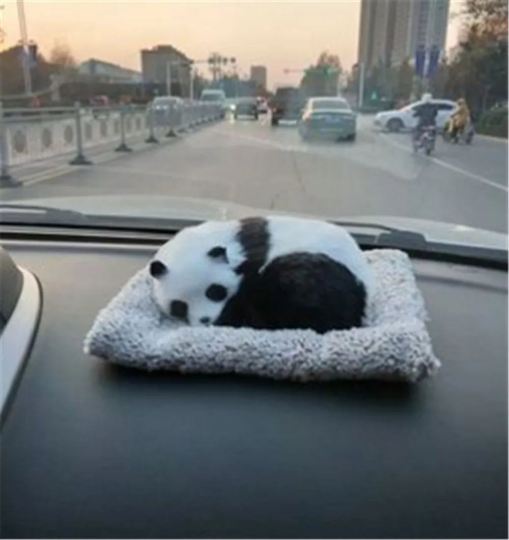 Fancytrader Cute Animals Cat Fox Dog Panda Lying on Blanket Toys Purify Air Cars Decoration Doll1