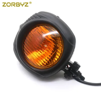 ZORBYZ Retro Motorcycle Black Amber Lens Headlight For Harley Victory Triumph Cafe Racer Old School
ZORBYZ Retro Motorcycle Black Amber Lens Headlight For Harley Victory Triumph Cafe Racer Old School