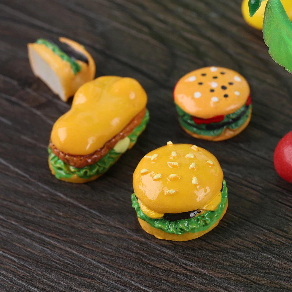 Cute Resin Hamburger Miniature Fake Food Simulation Kitchen Accessory 1:12 Dollhouse DIY Craft Fake Food Dollhouse Accessories
Cute Resin Hamburger Miniature Fake Food Simulation Kitchen Accessory 1:12 Dollhouse DIY Craft Fake Food Dollhouse Accessories