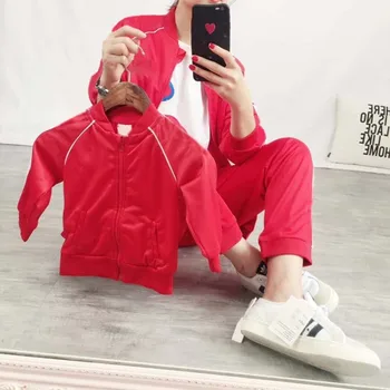 Mommy and Me Baby Clothes Family Matching Outfis Side Stripes Cardigan Jacket + Casual Pants Candy Color, Parent-child Clothing
Mommy and Me Baby Clothes Family Matching Outfis Side Stripes Cardigan Jacket + Casual Pants Candy Color, Parent-child Clothing