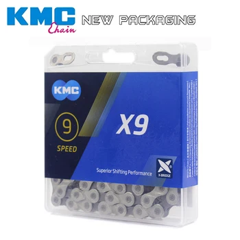 KMC X9.93 Chain 9 18 27 Speed Mountain Bike Bicycle Chain Original X9 MTB Road Bike 116L Chains Z9 Bike Accessories
KMC X9.93 Chain 9 18 27 Speed Mountain Bike Bicycle Chain Original X9 MTB Road Bike 116L Chains Z9 Bike Accessories